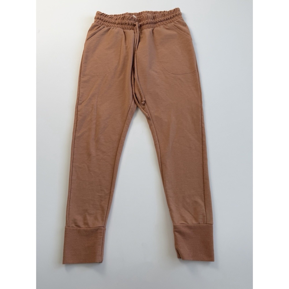 Free People Jogger Womens Medium Movement Sunny Sweatpants Athletic Tan